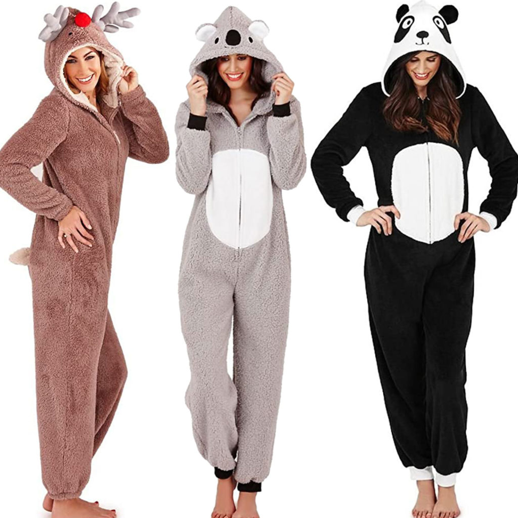 Frauen-Jumpsuit - Koala, Panda und Rentier